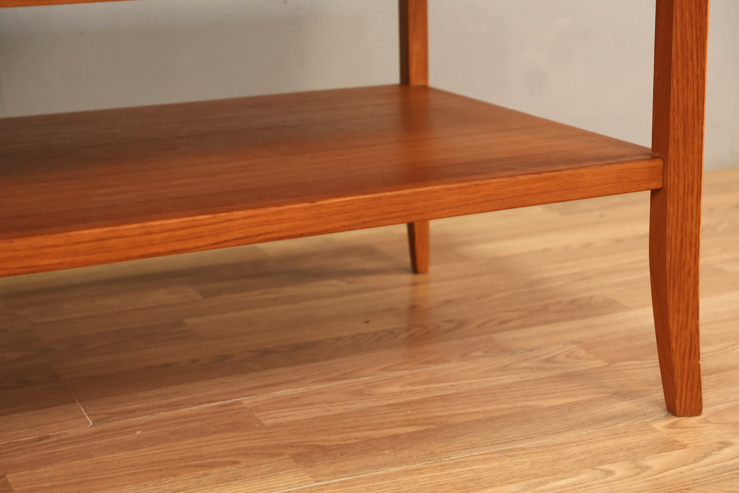 Large Teak 2-Tier Coffee Table
