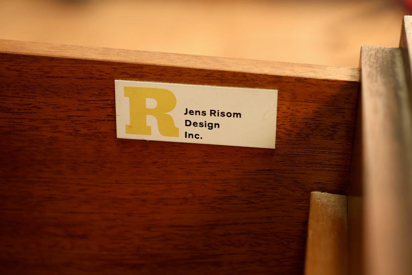 Jens Risom Walnut 2-Door Credenza