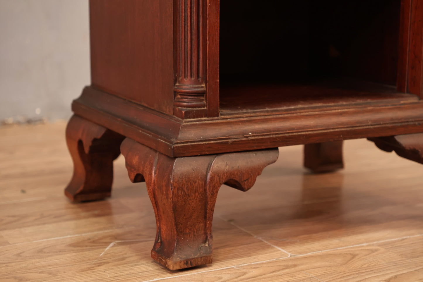 1950s Mahogany 1-Drawer Nightstand