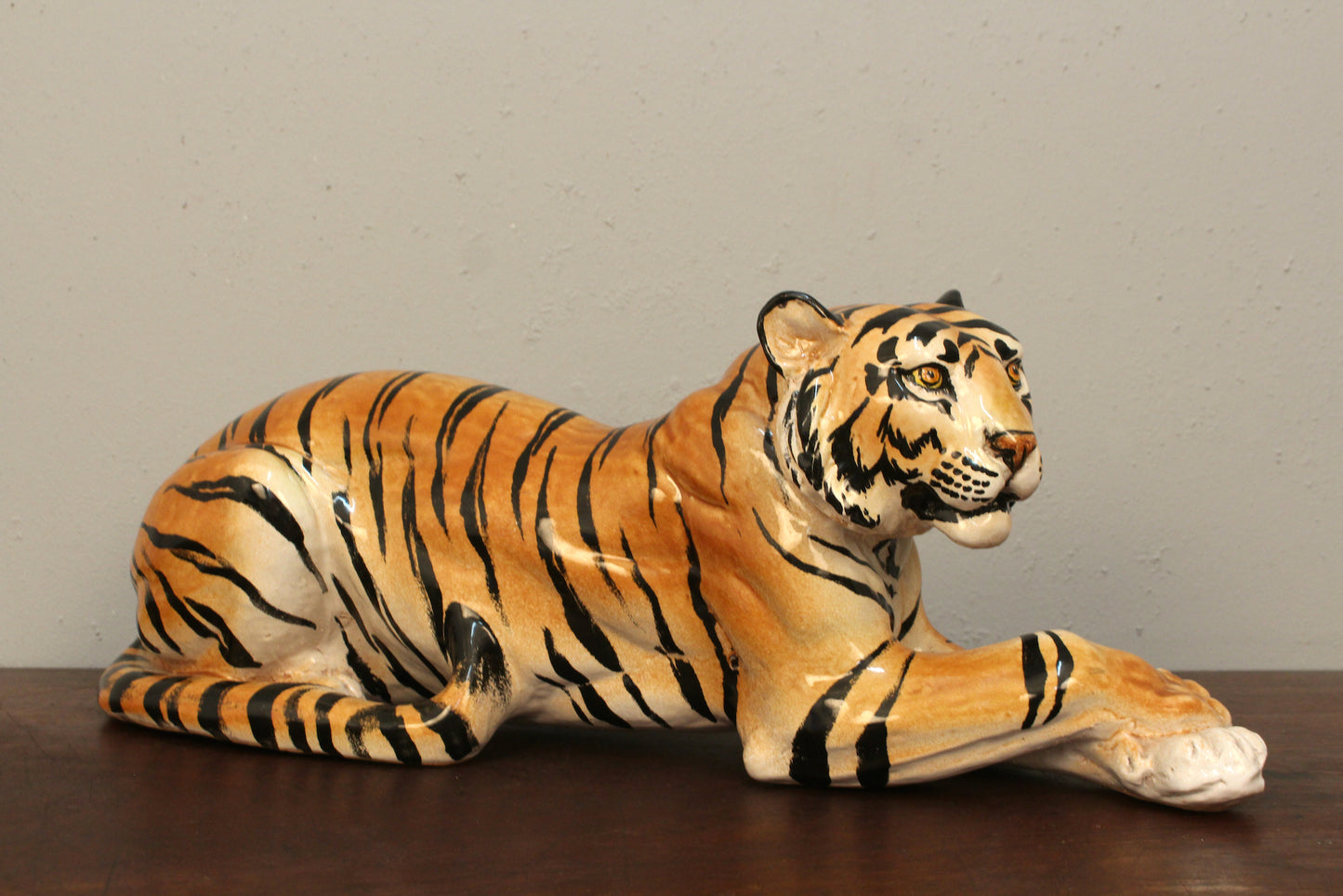 Ceramic Tiger Statue