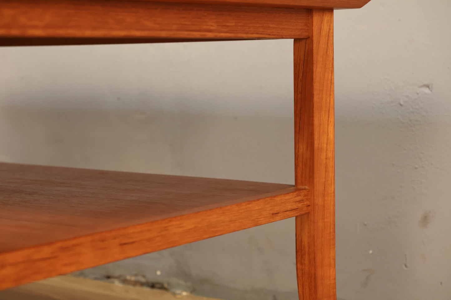Large Teak 2-Tier Coffee Table