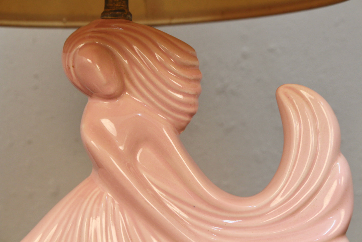 Pair of Petite Pink Lady Table Lamps