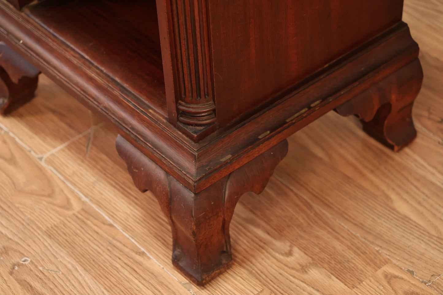 1950s Mahogany 1-Drawer Nightstand