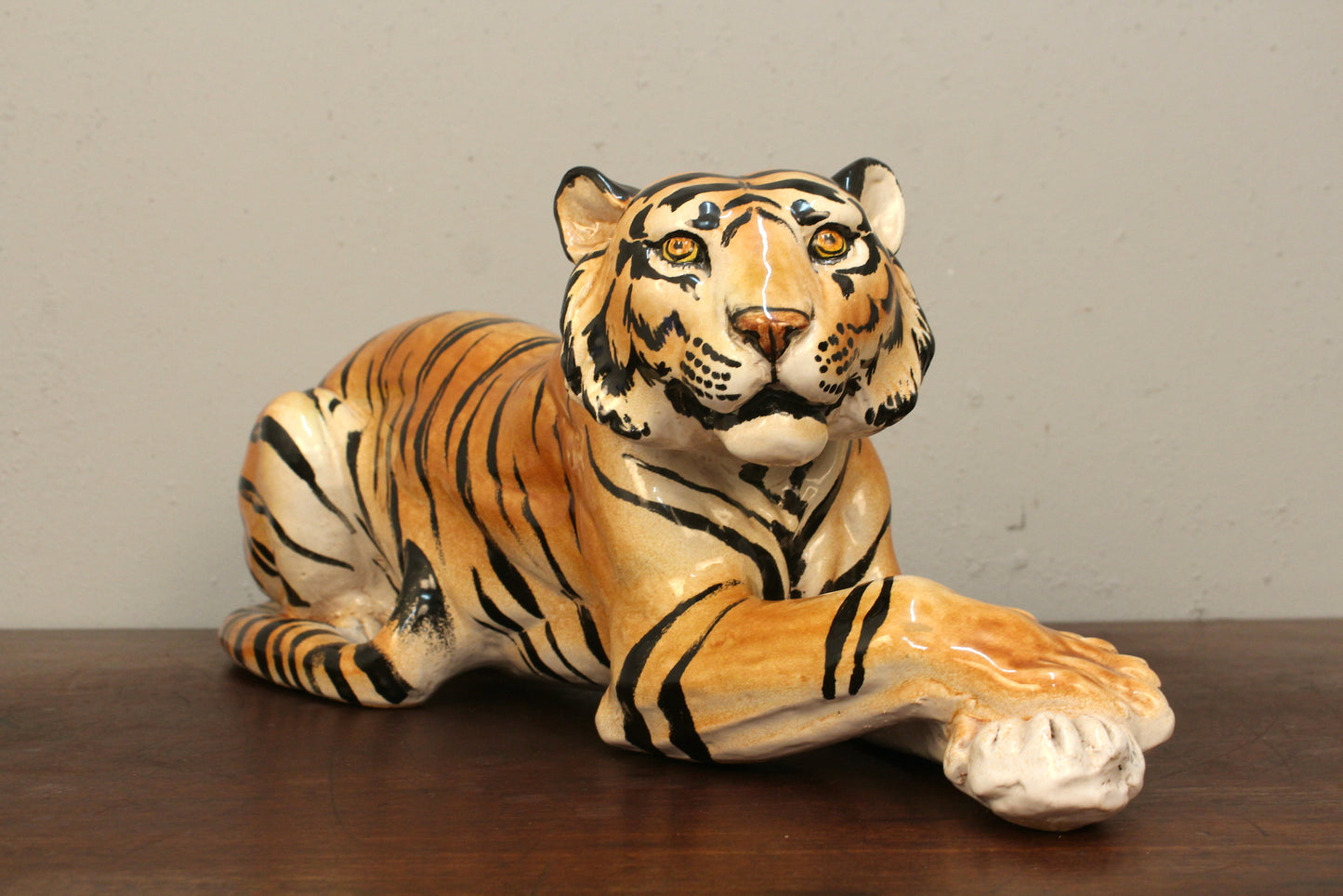 Ceramic Tiger Statue