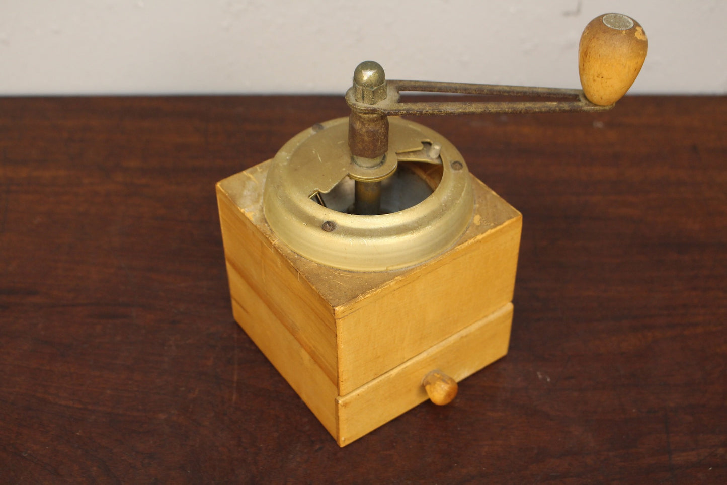 Petite Wooden Coffee Grinder
