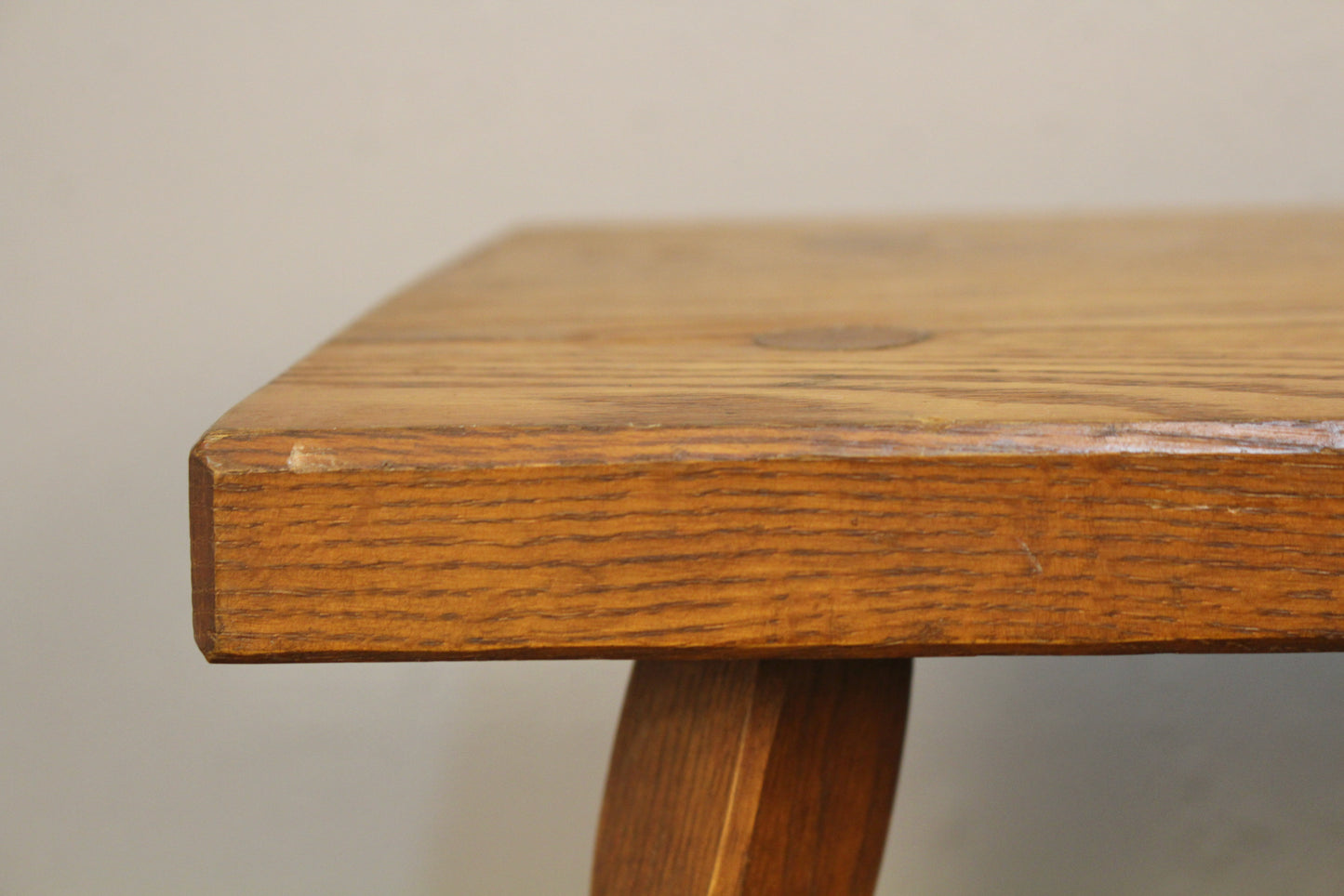 Solid Oak Footstool