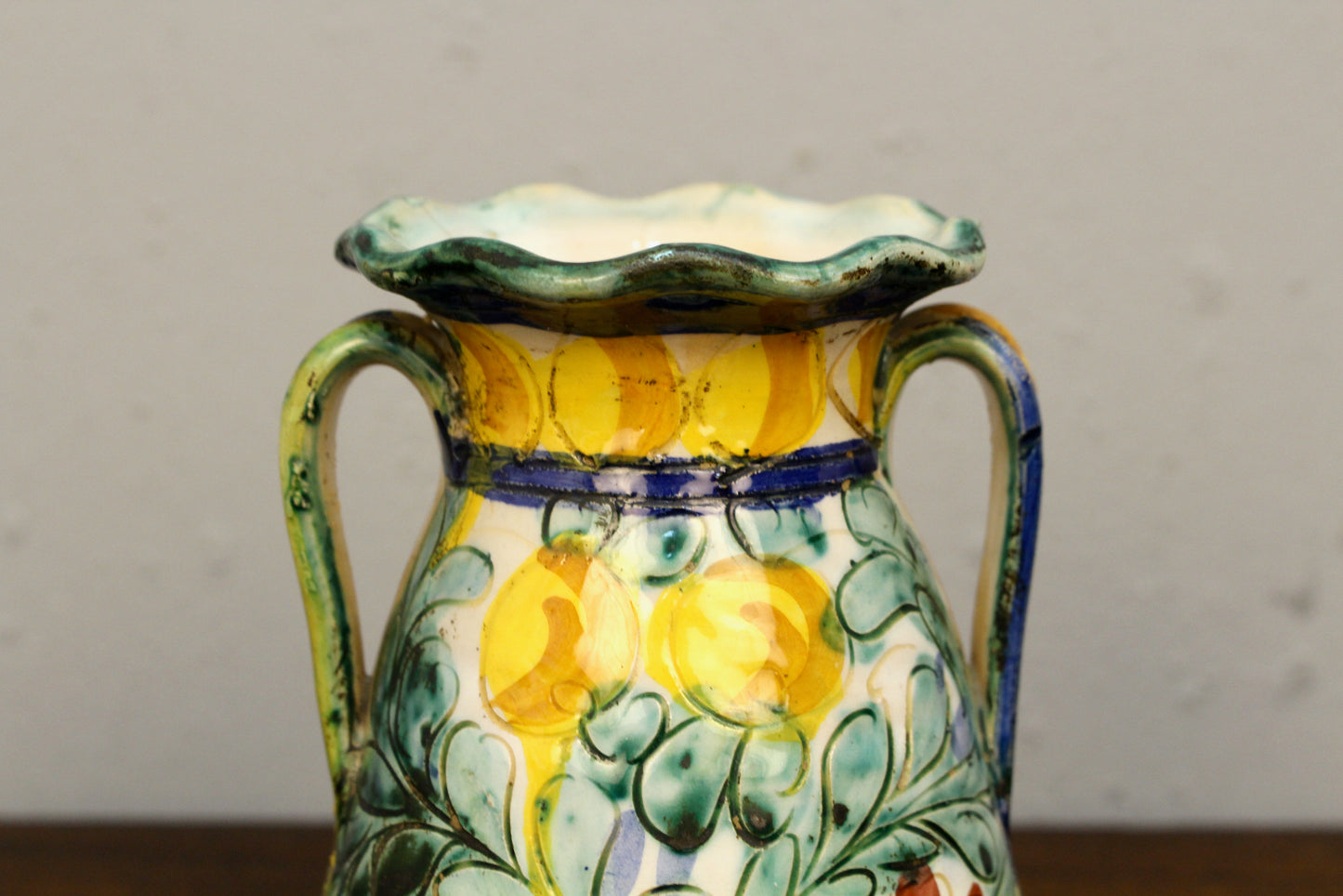 Italian Hand-Painted Vase