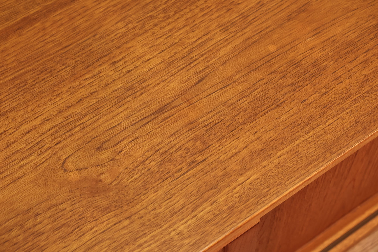 Teak Sliding-Door Media Console
