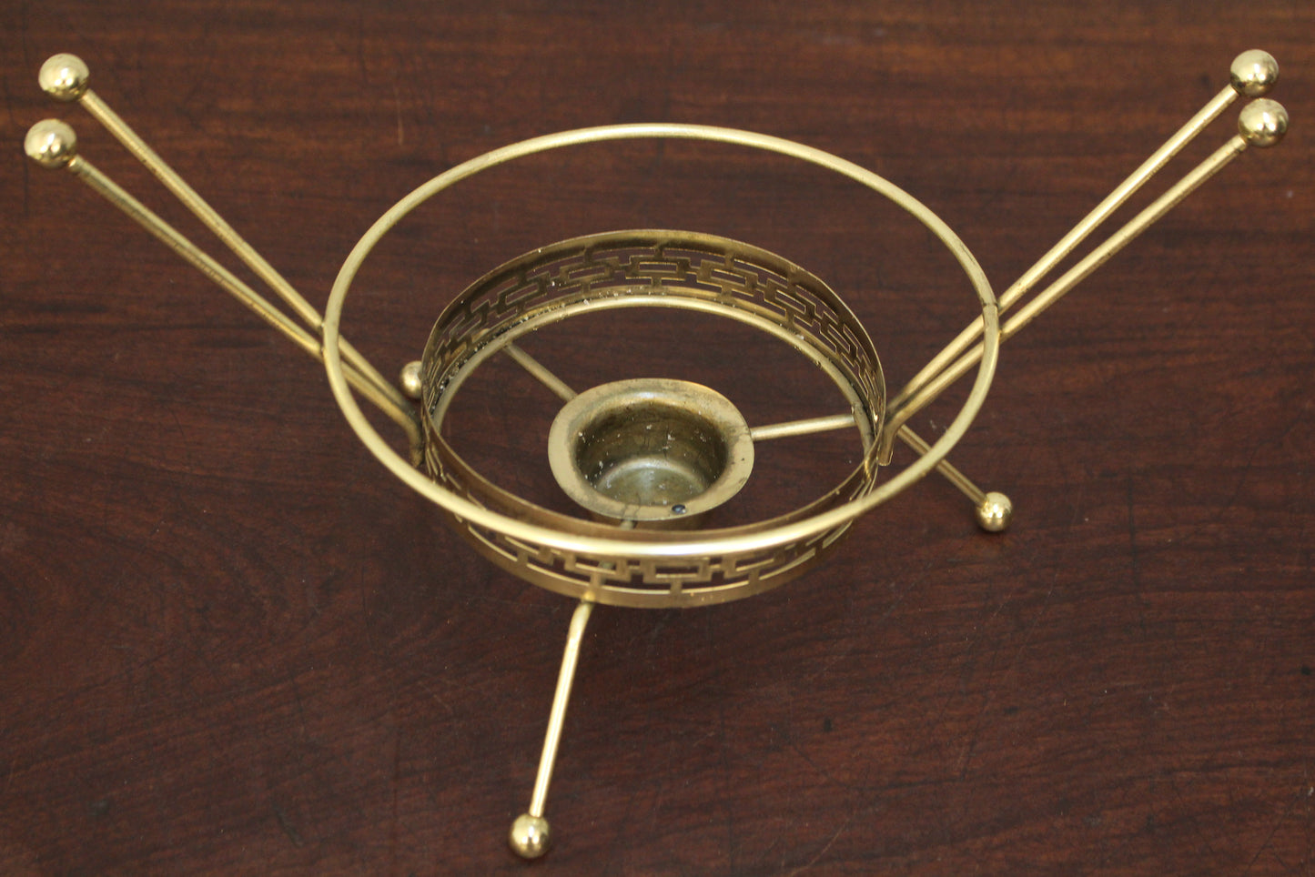 Atomic Gold & Ceramic Serving Dish