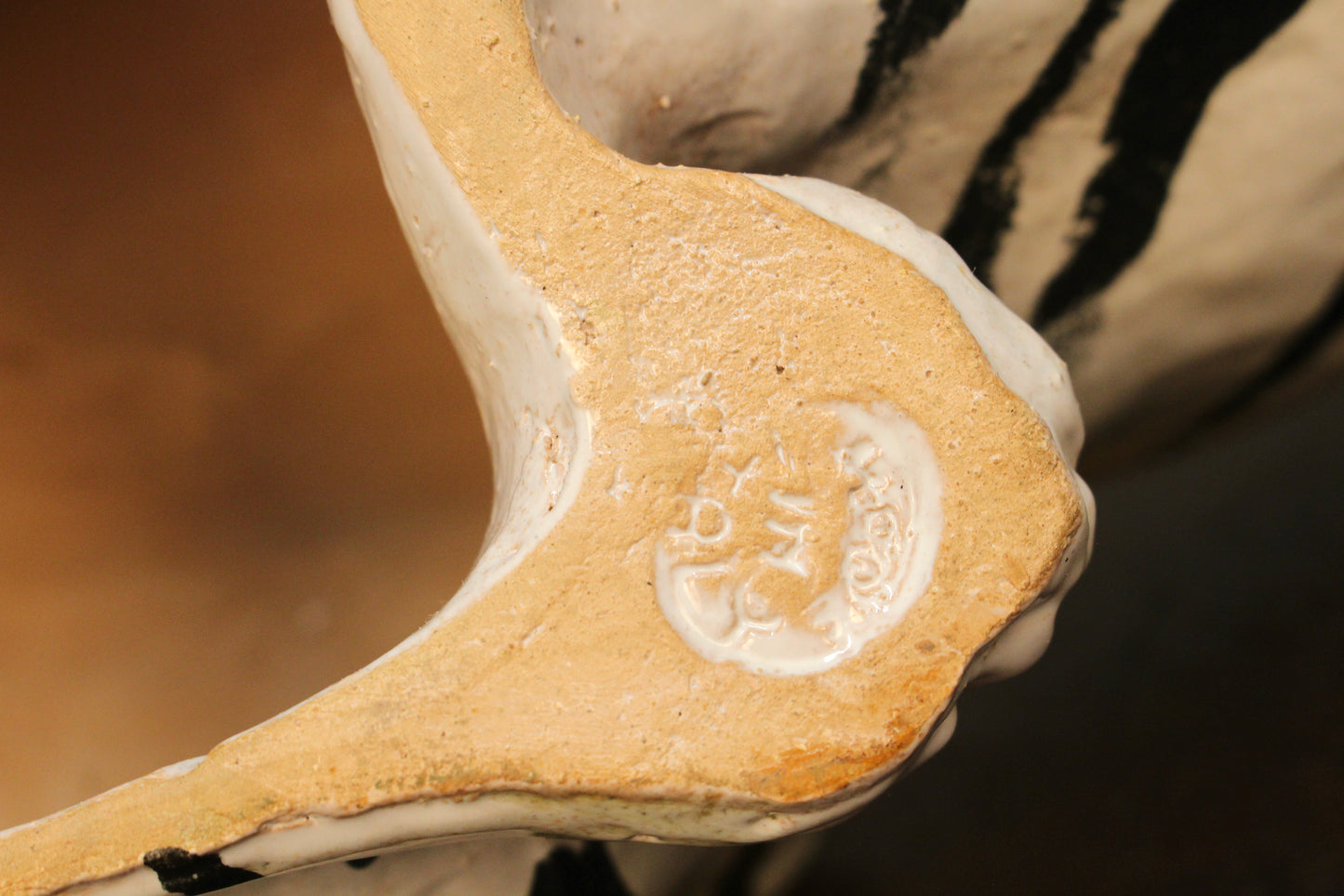 Ceramic Tiger Statue