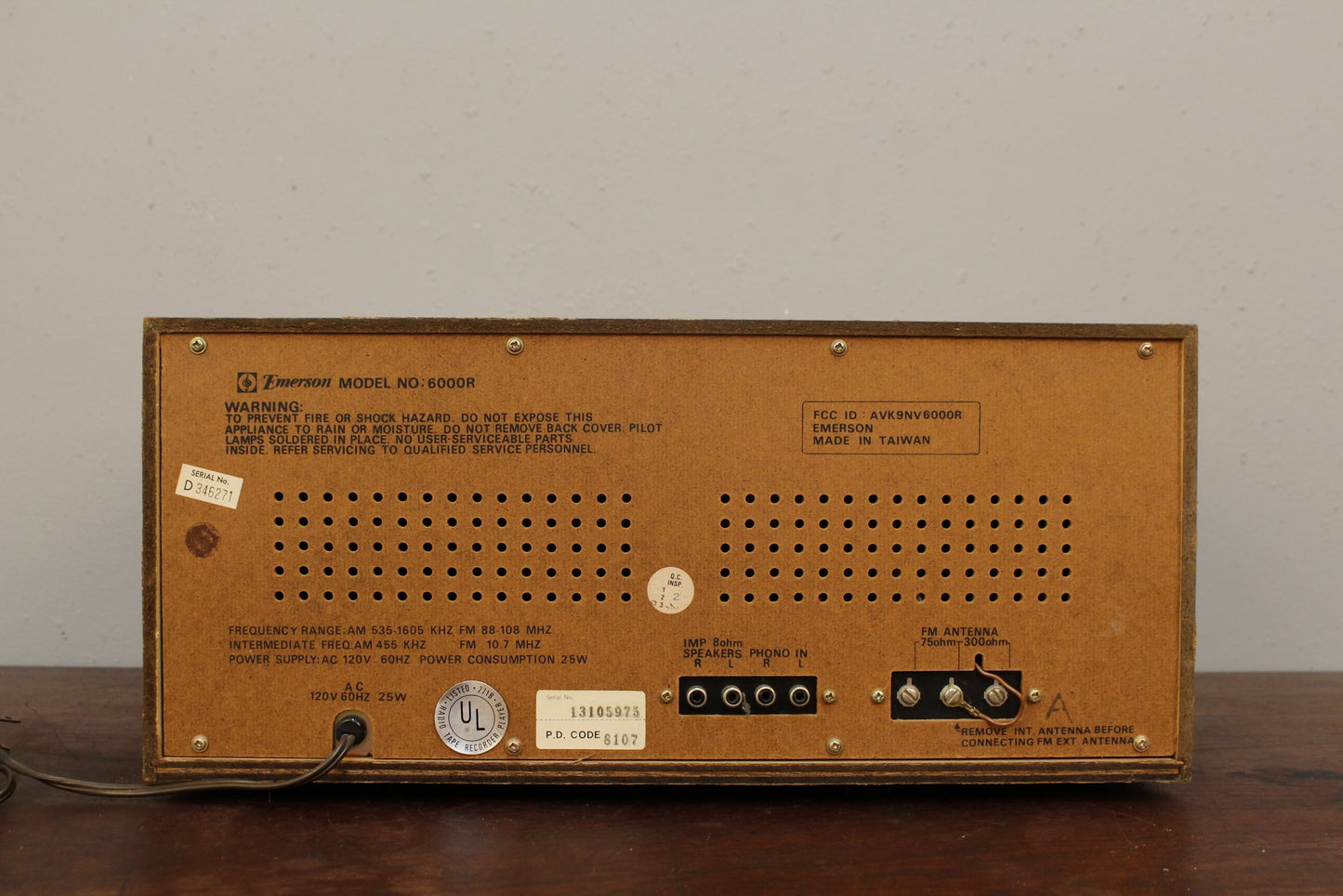 Emerson Stereo Receiver