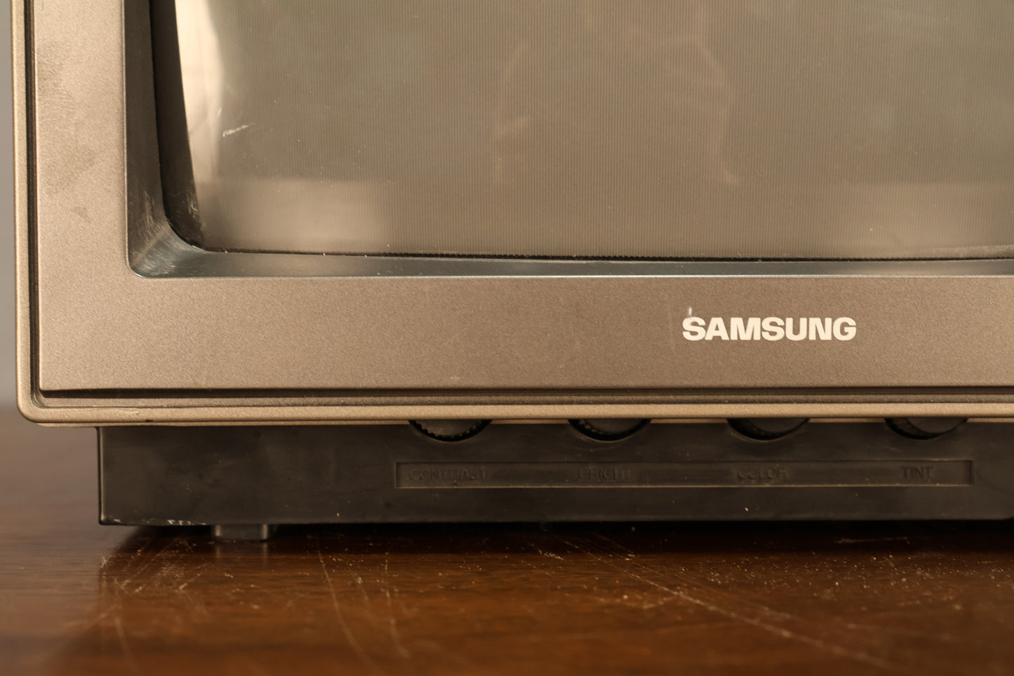 Samsung Woodgrain Television