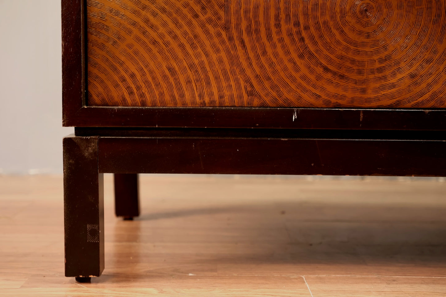 Modern Black & Copper 3-Door Credenza - ONLINE ONLY