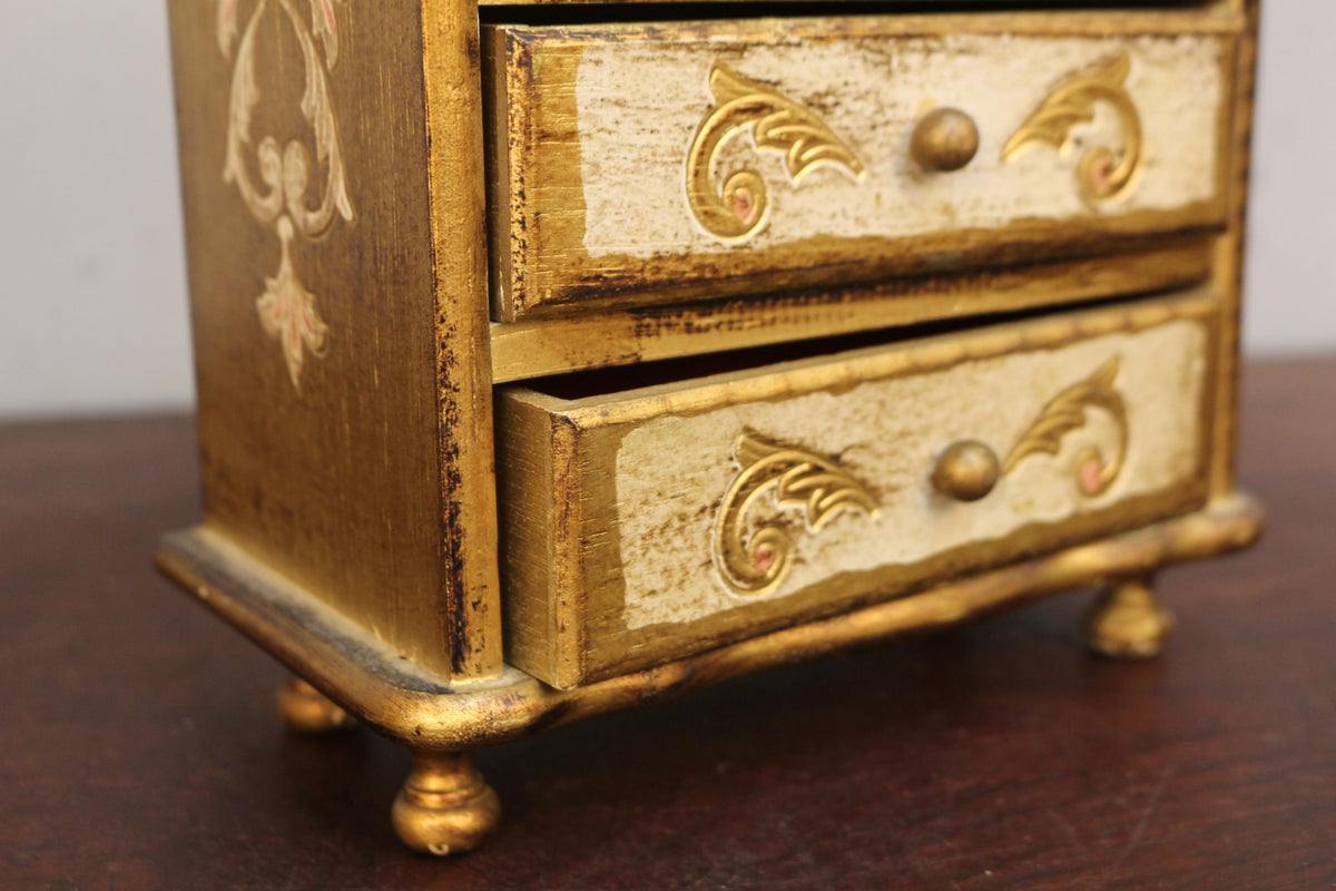 Florentine 4-Drawer Musical Jewelry Box