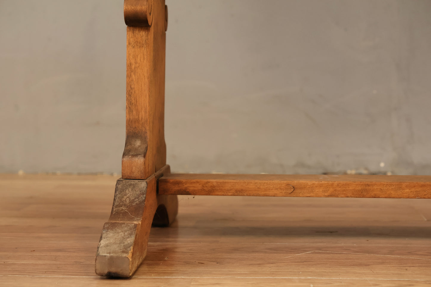 Carved Trestle Console Table - ONLINE ONLY