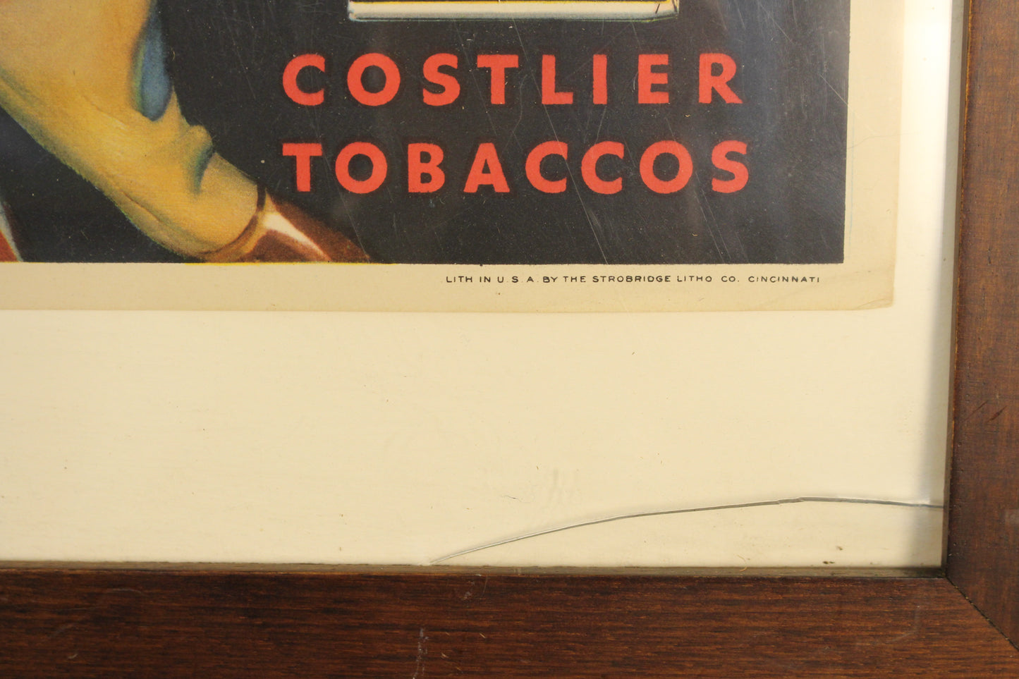 "Healthy Nerves" 1930s Framed Camels Ad