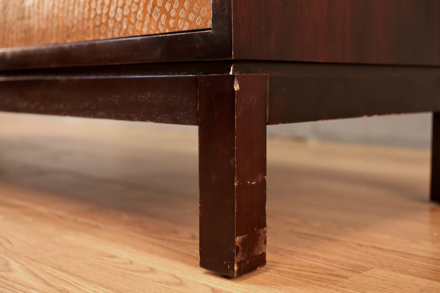 Modern Black & Copper 3-Door Credenza - ONLINE ONLY