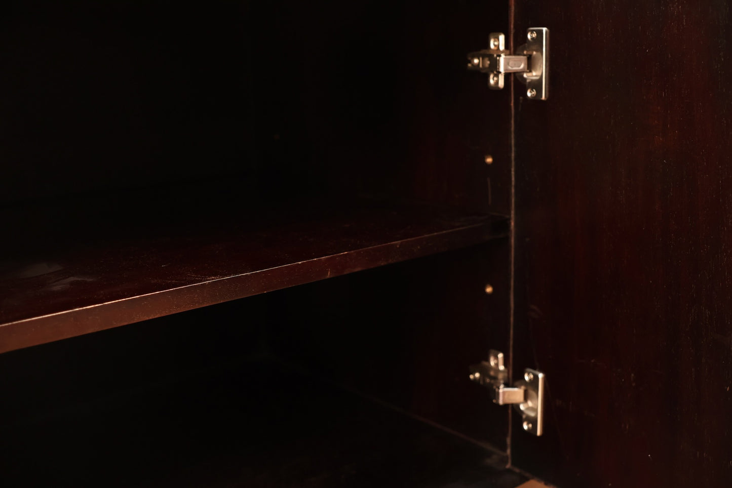 Modern Black & Copper 3-Door Credenza - ONLINE ONLY