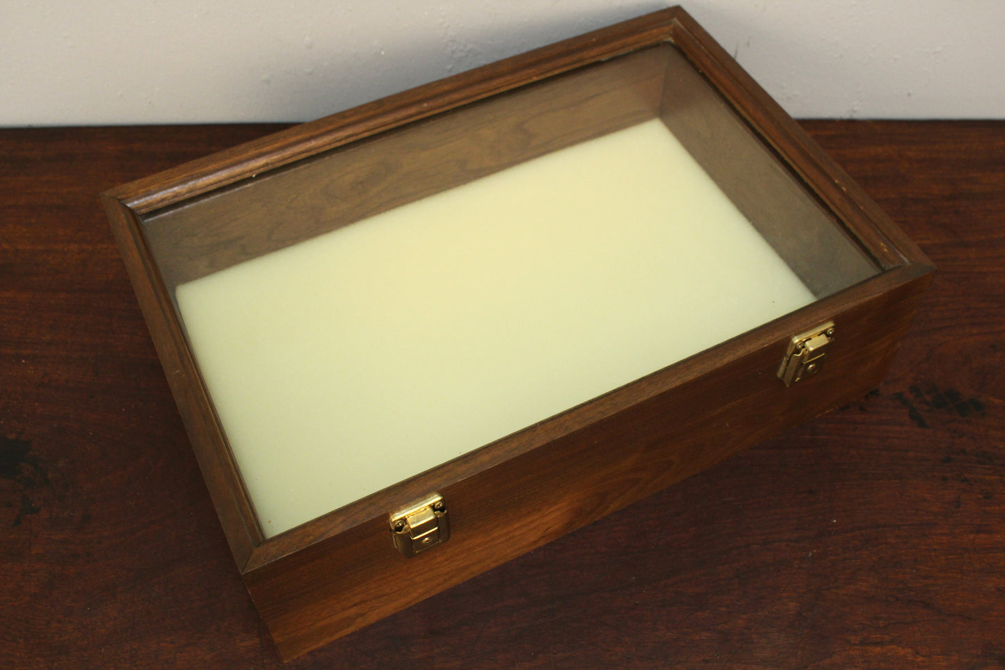 Wood & Glass Tabletop Display Case