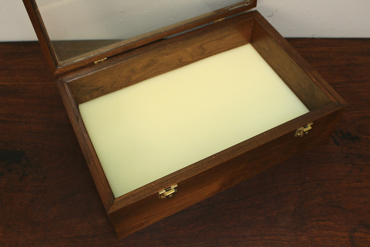 Wood & Glass Tabletop Display Case