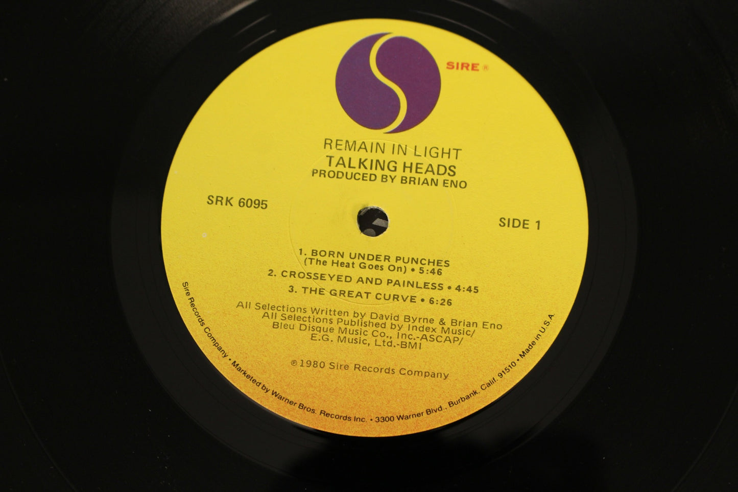 Talking Heads "Remain in Light" 1980 LP