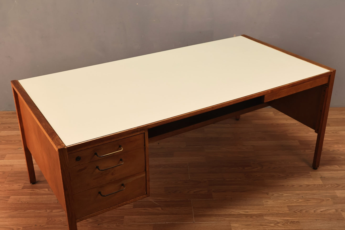 Jens Risom Large Executive Desk L - ONLINE ONLY