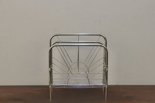 Chrome Sunrise Magazine Rack