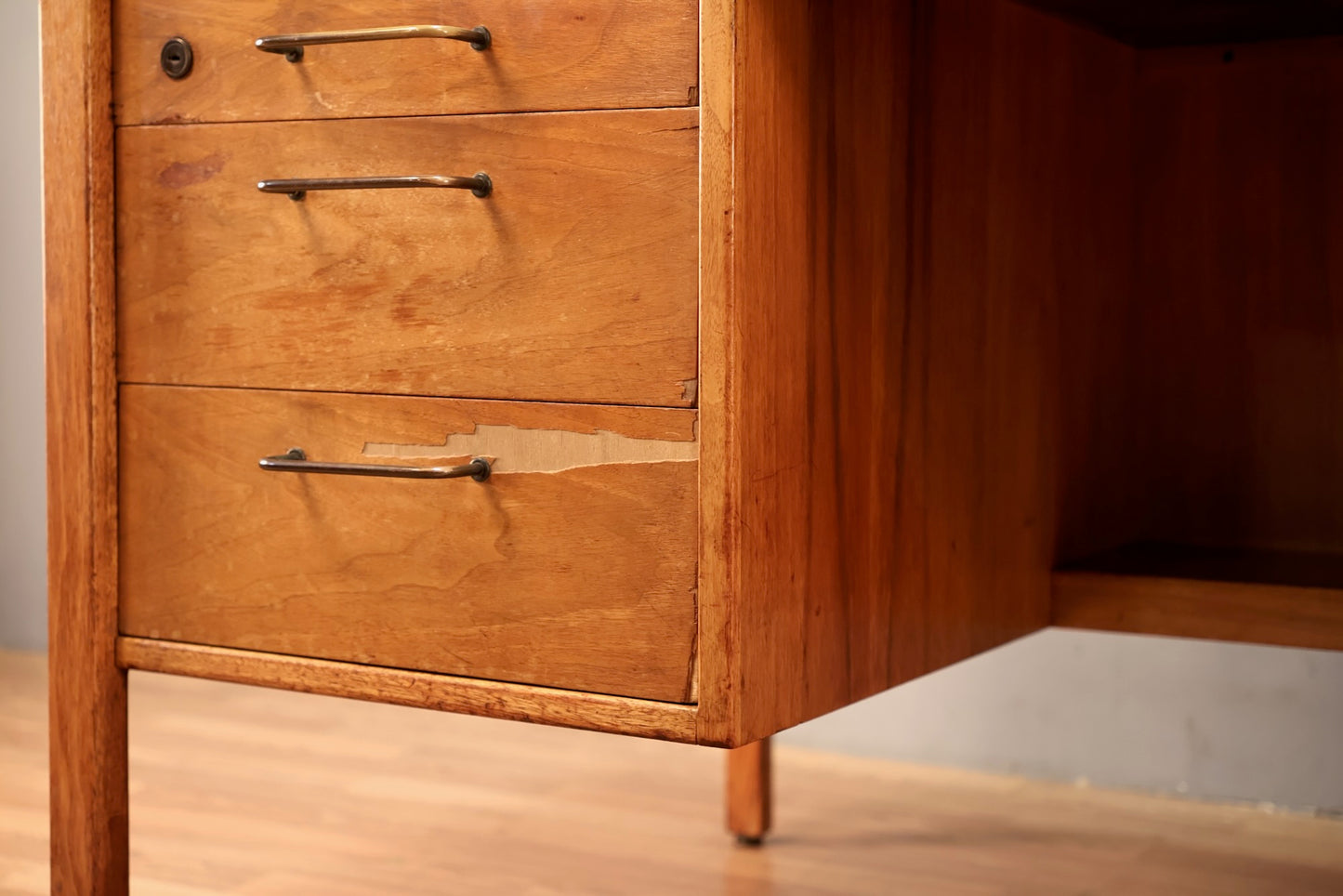 Jens Risom Large Executive Desk L - ONLINE ONLY