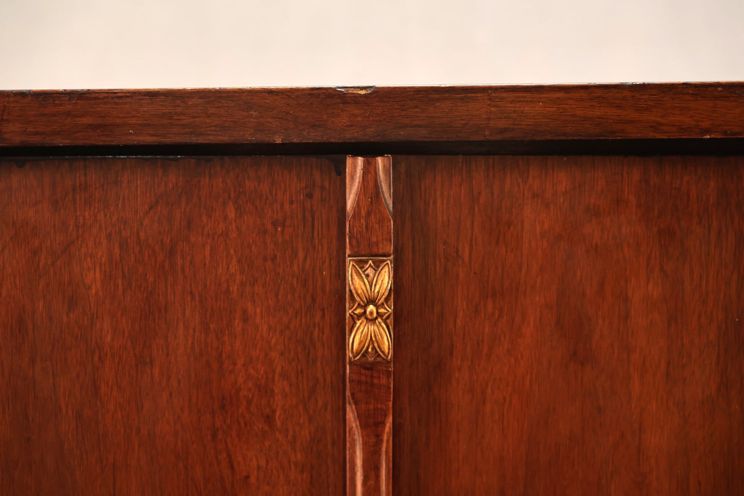 Mid Century Dark Walnut 5-Drawer Bachelor's Chest