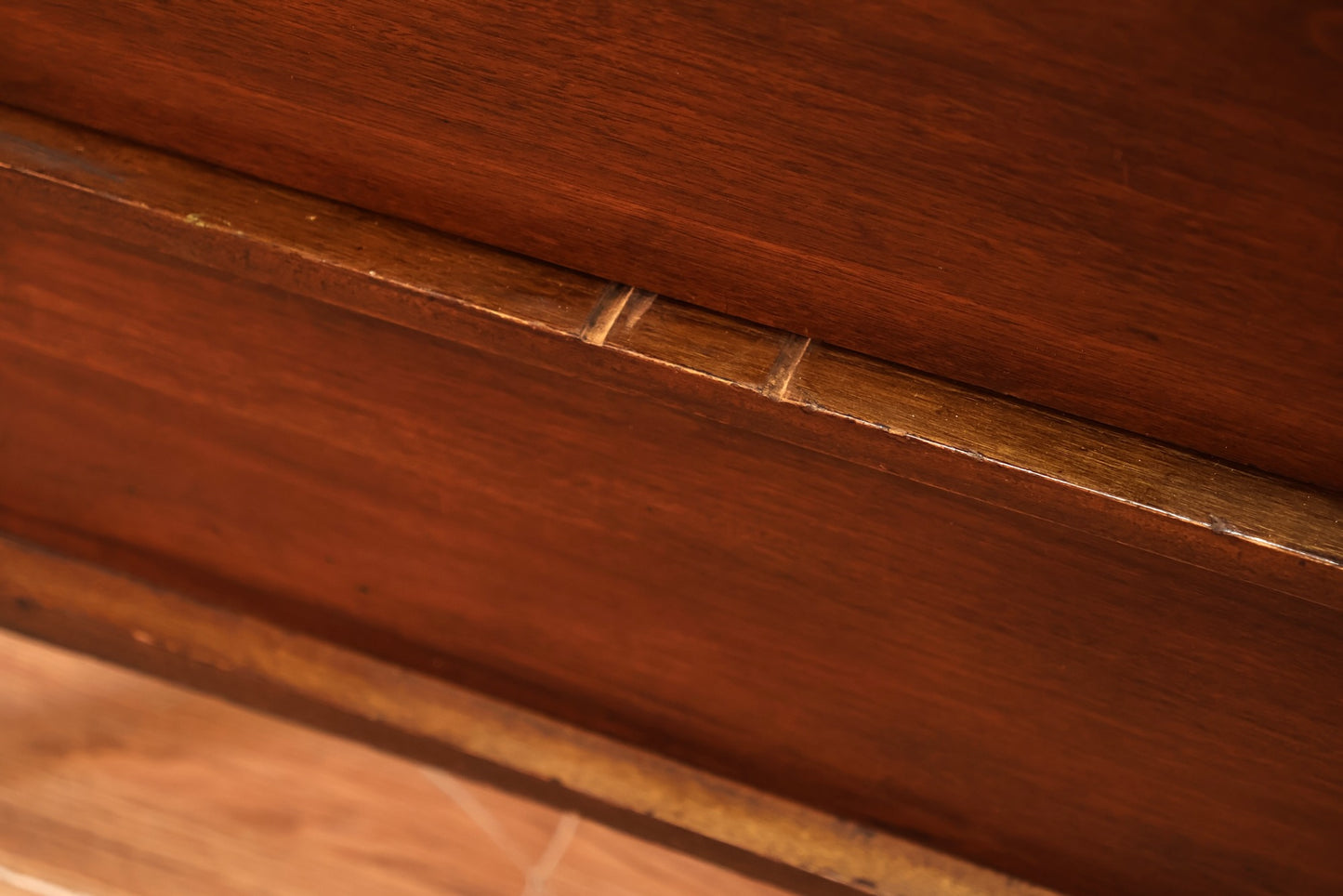Mid Century Dark Walnut 5-Drawer Bachelor's Chest