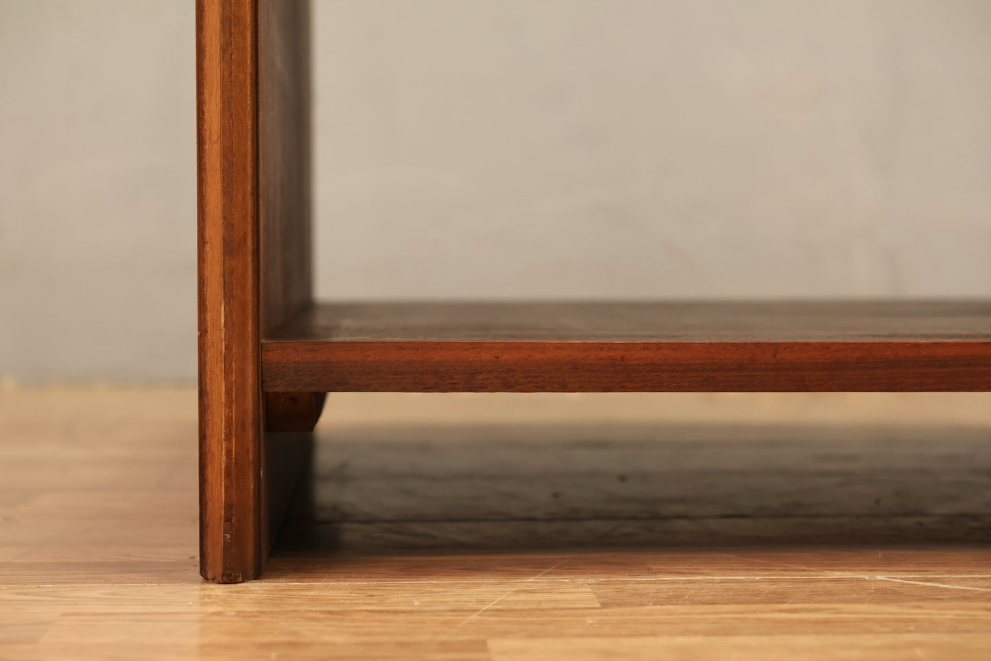 Lane Walnut & Gray Laminate End Table