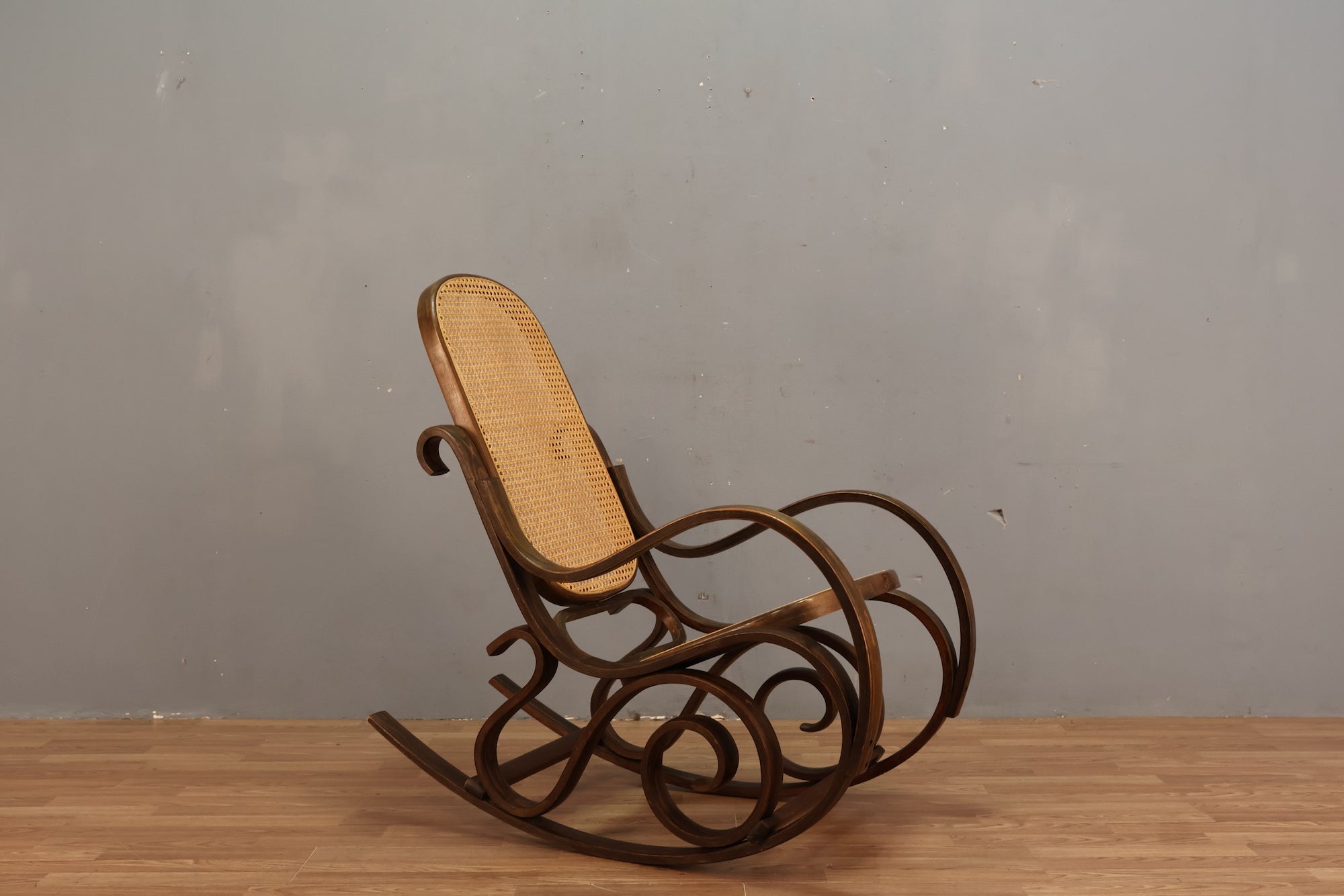 Thonet-Style Bentwood & Cane Rocking Chair - ONLINE ONLY – Furnish