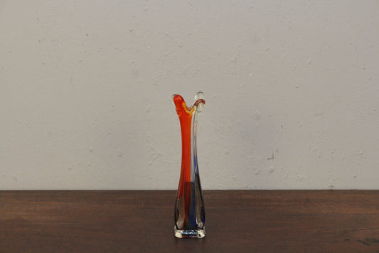 Murano Multicolor Swung Glass Vase