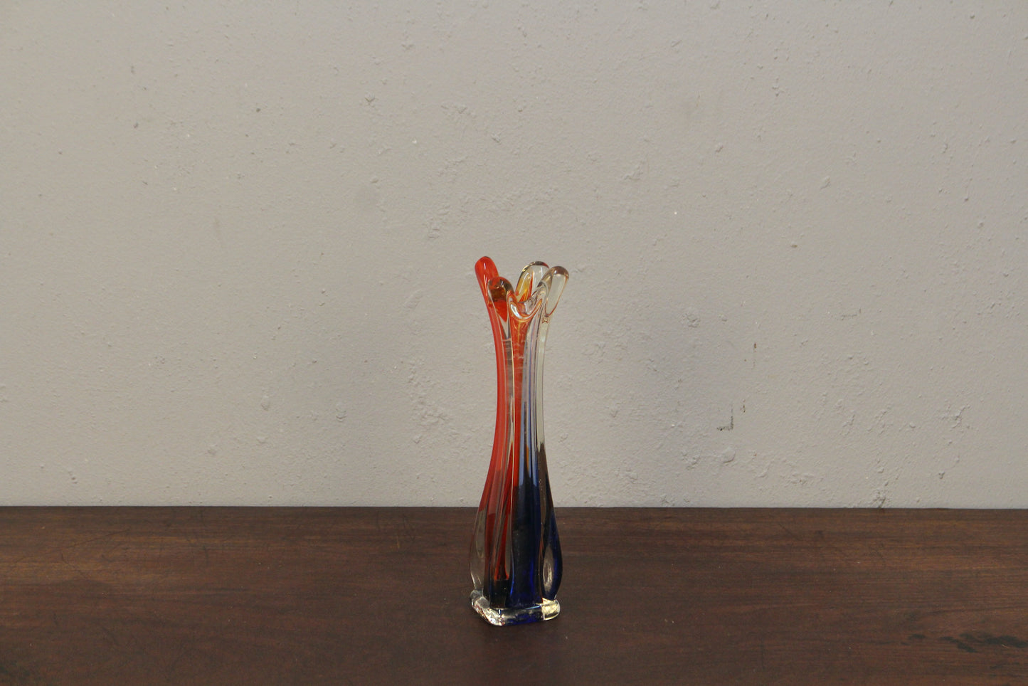 Murano Multicolor Swung Glass Vase