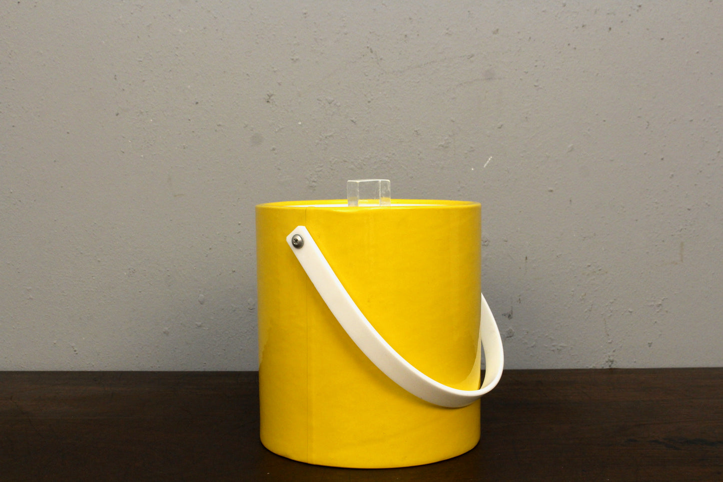 Yellow Vinyl Ice Bucket