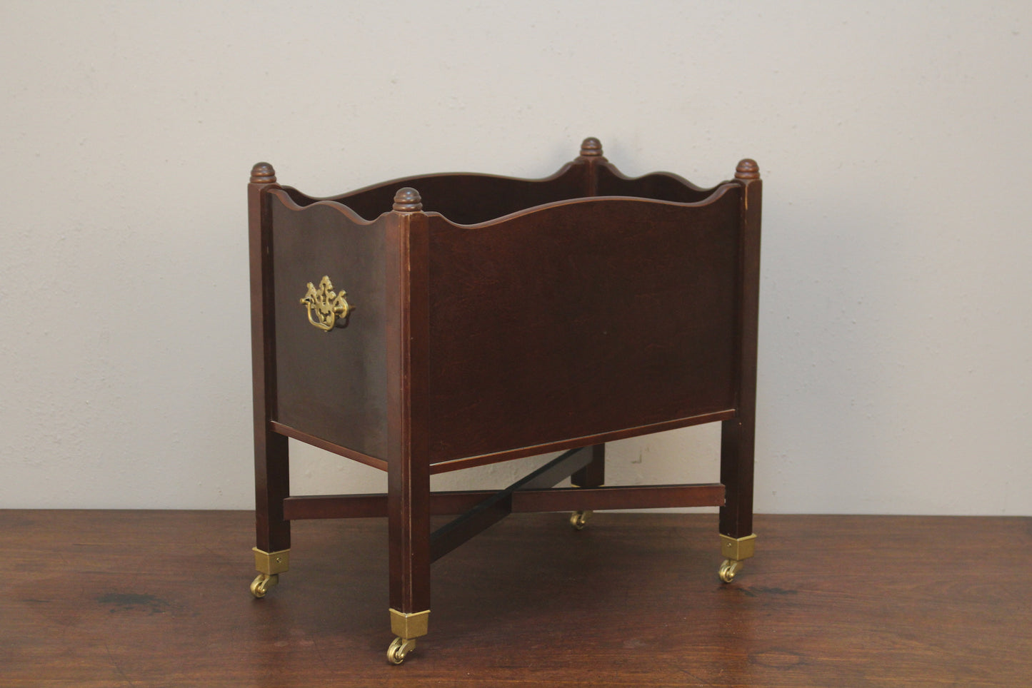 Cherry Chippendale Magazine Rack