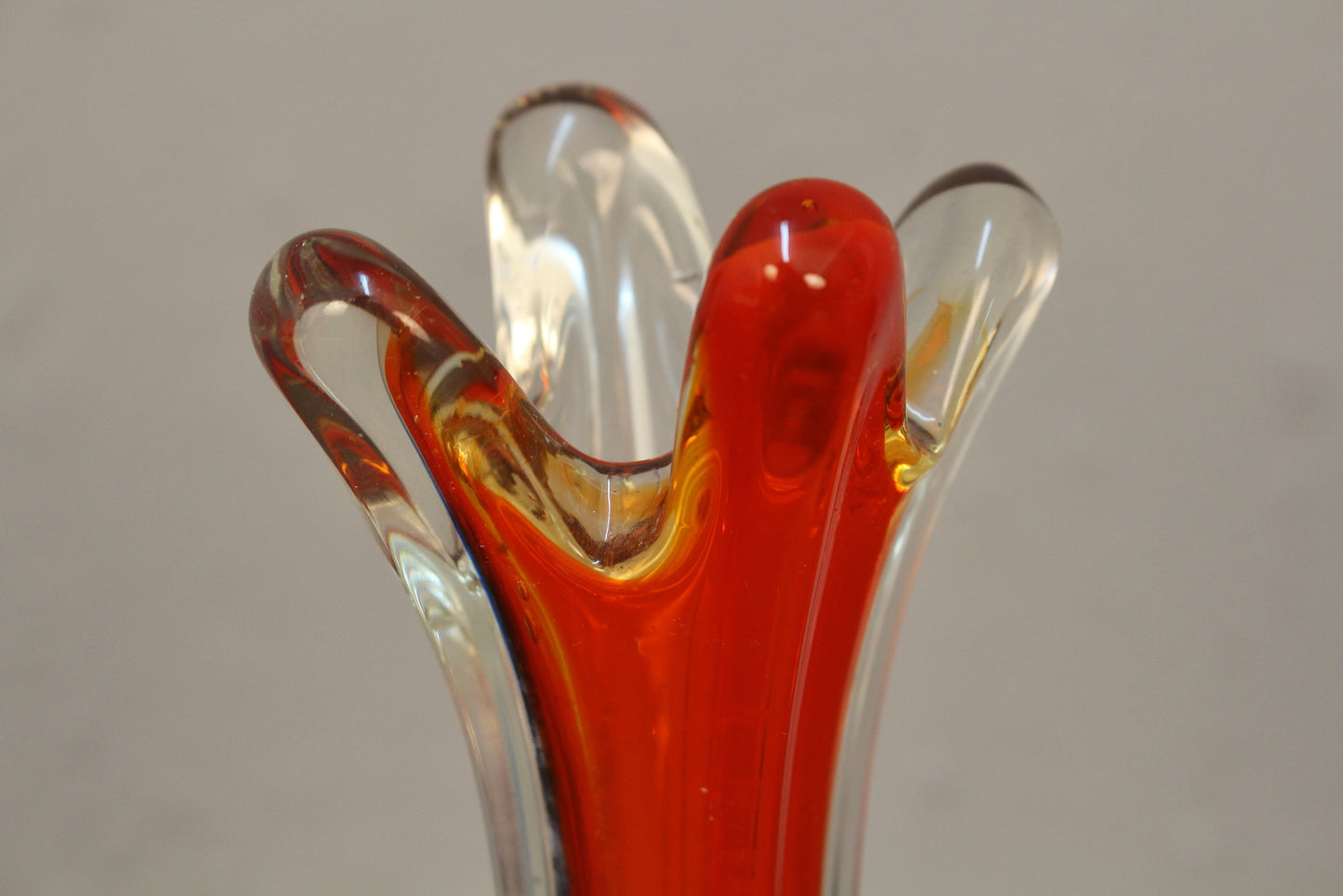 Murano Multicolor Swung Glass Vase