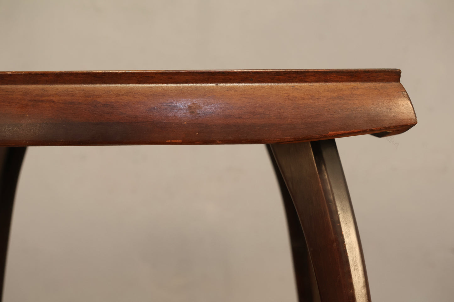 Mid Century Mahogany 2-Tier End Table