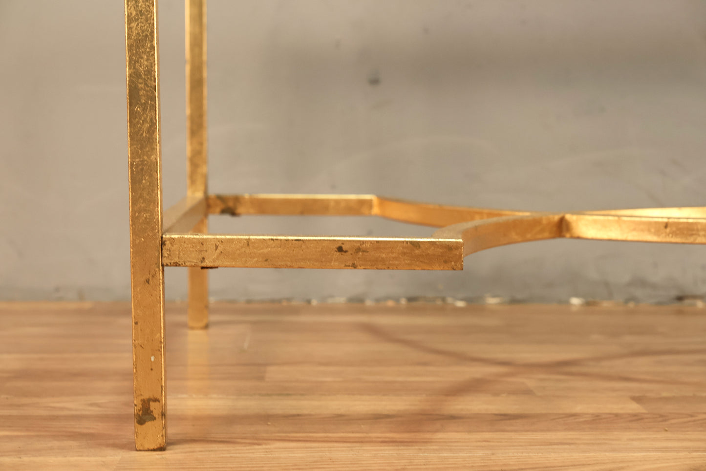 Modern Gold & Glass Coffee Table - ONLINE ONLY
