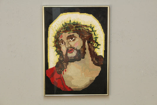 "Jesus of Nazareth" Needlepoint Art