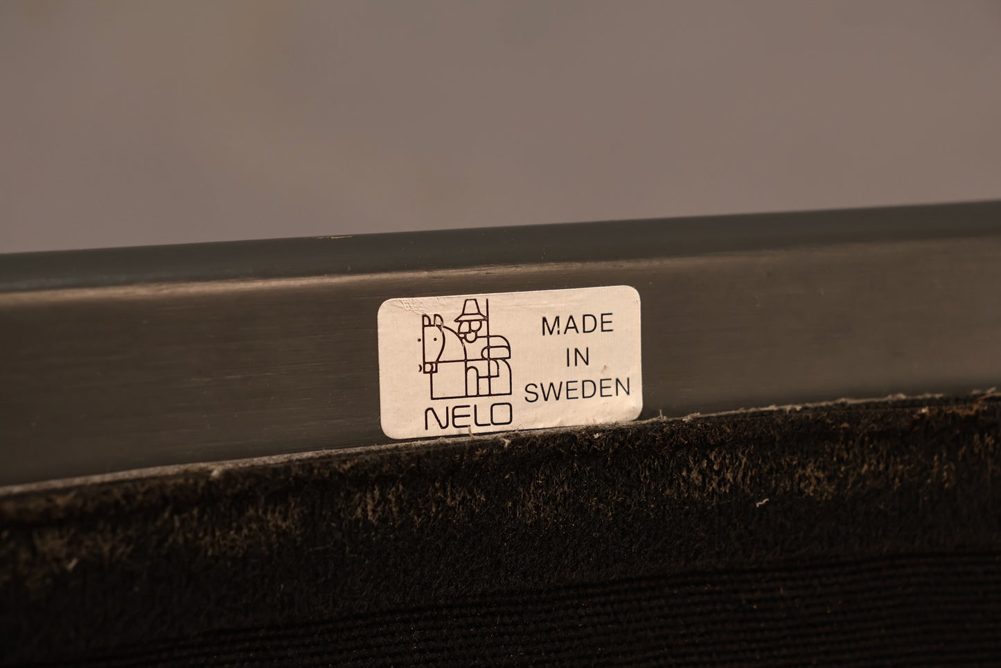 1970s Nelo Gray Leather Bentwood Lounge Chair - ONLINE ONLY