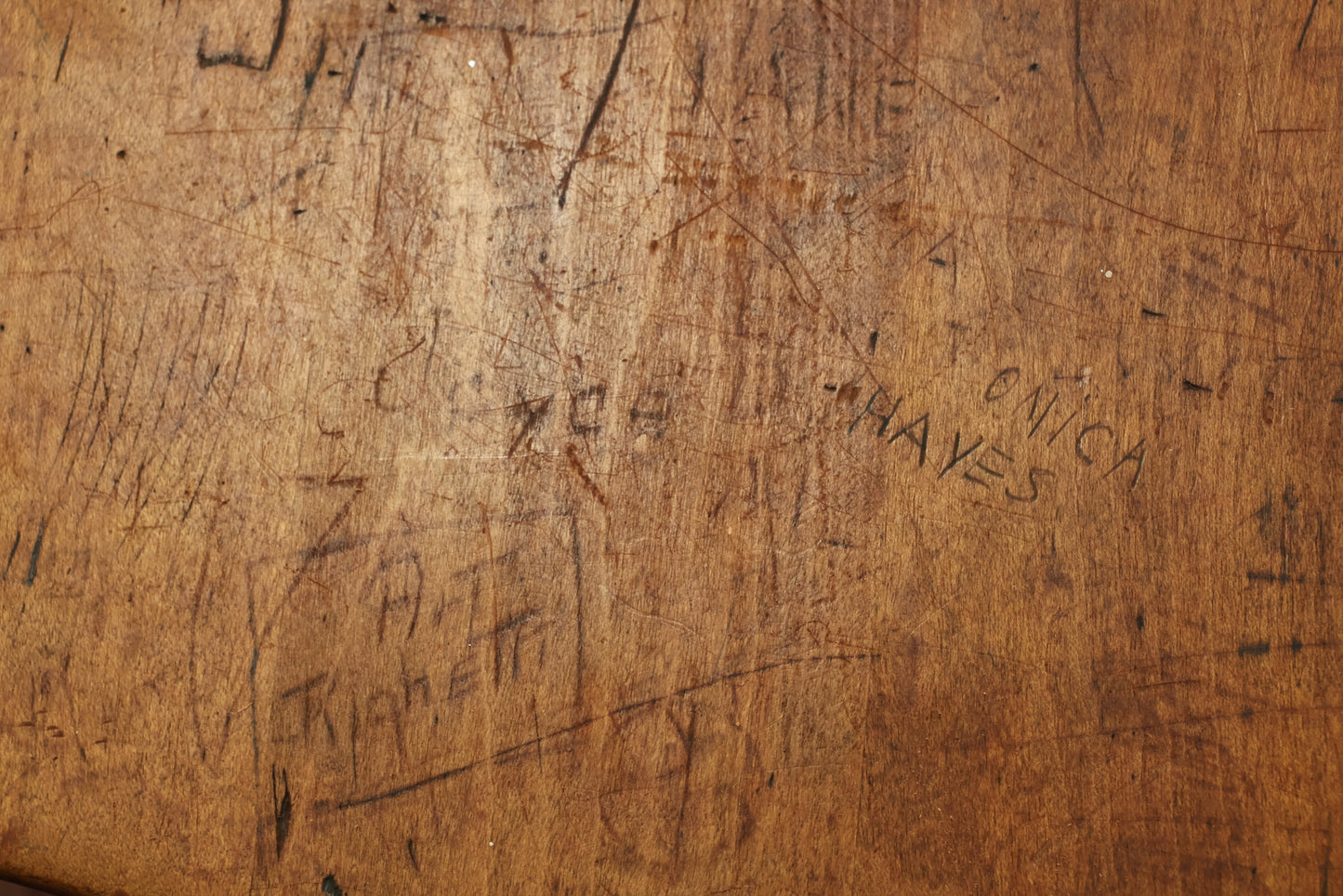 Antique Oak Schoolhouse Chair