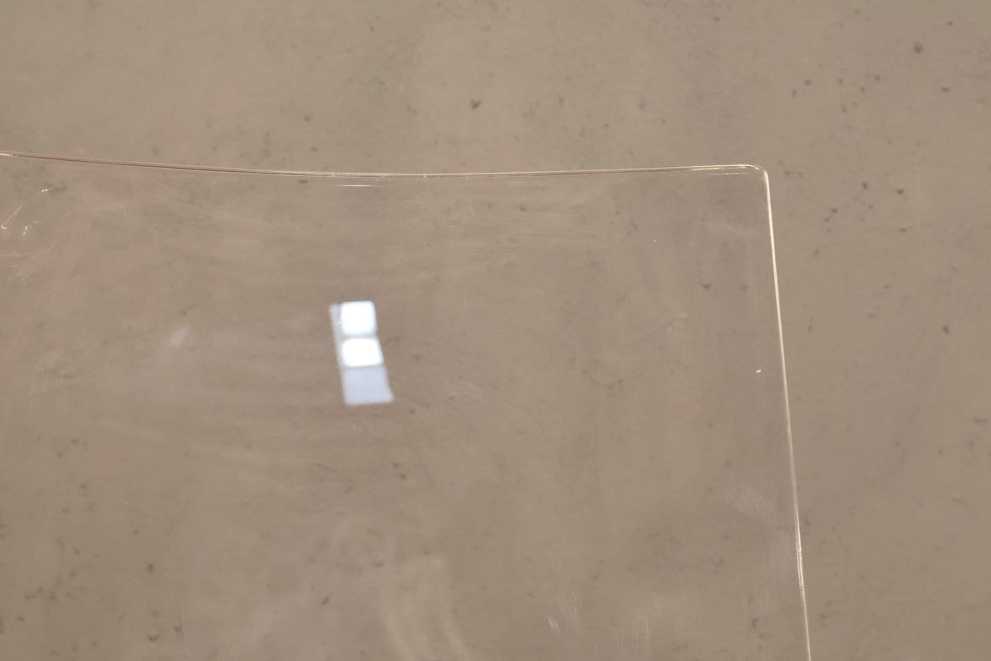 CB2 Acrylic & Chrome Side Chair