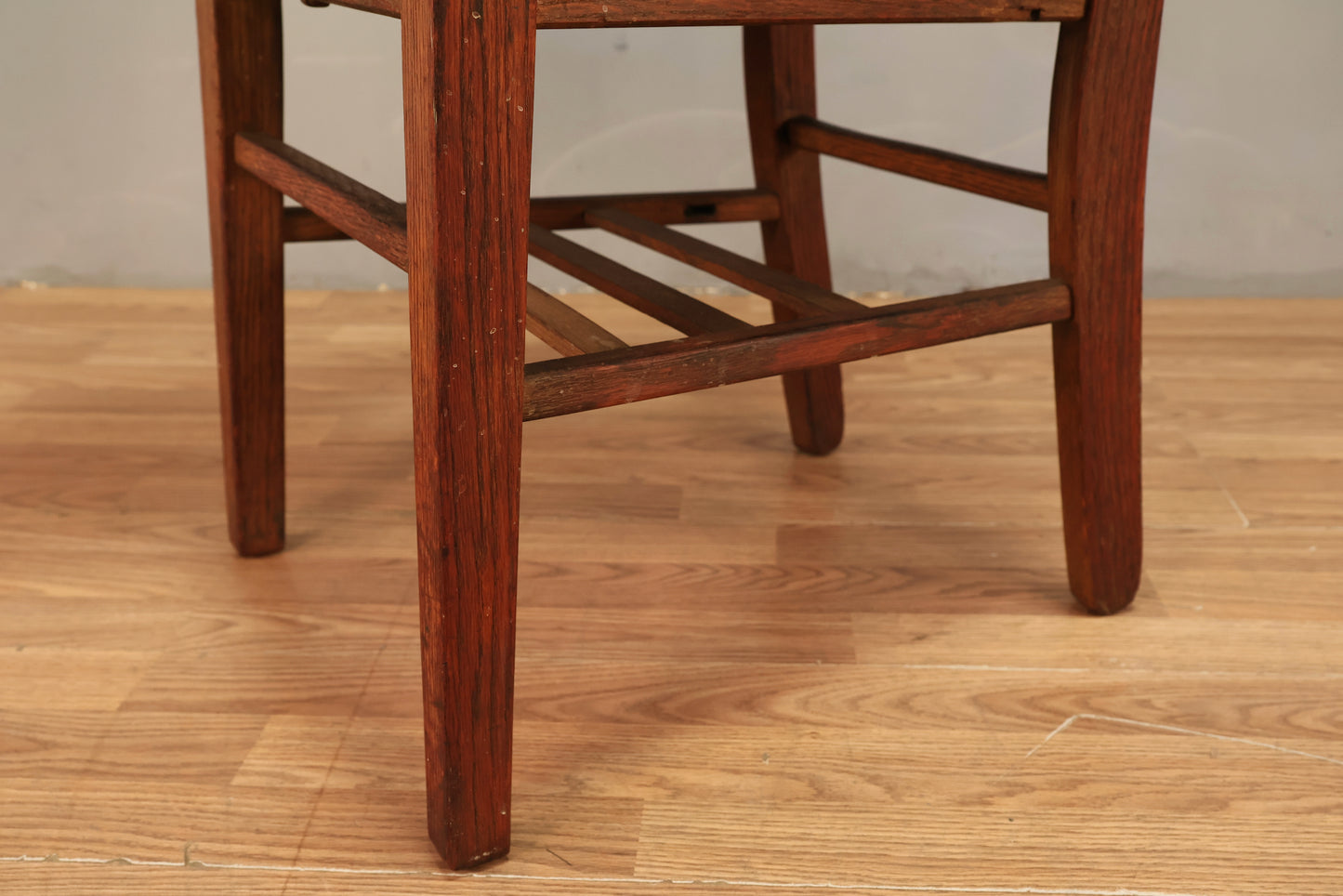 Antique Oak Schoolhouse Chair