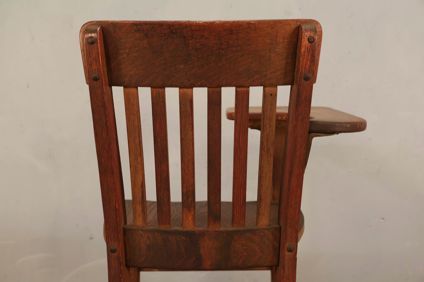 Antique Oak Schoolhouse Chair