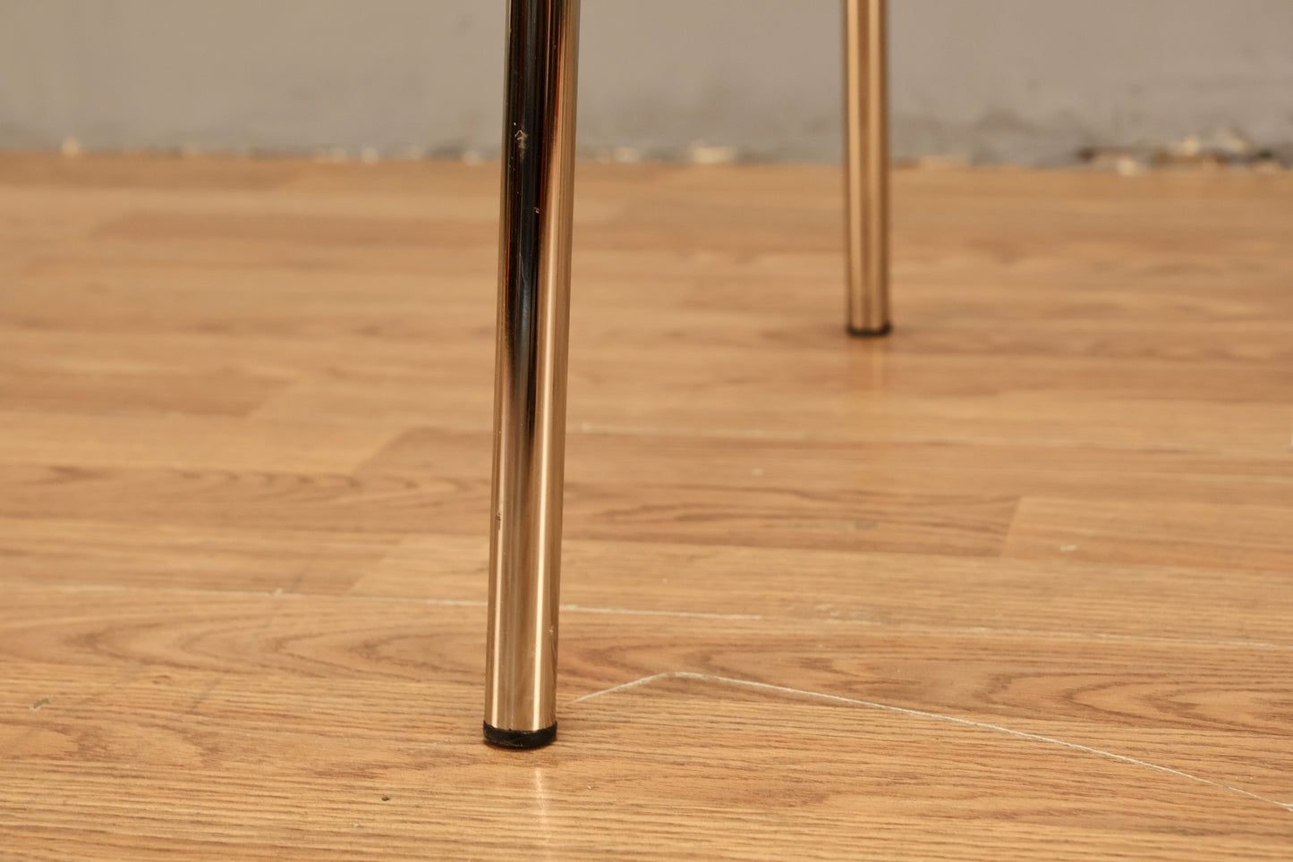 CB2 Acrylic & Chrome Side Chair