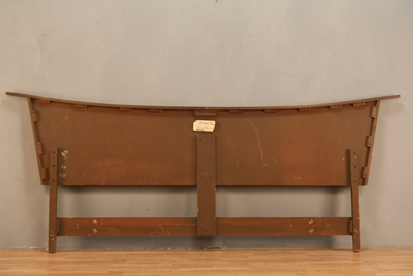 George Nakashima-Style Walnut King Headboard - ONLINE ONLY