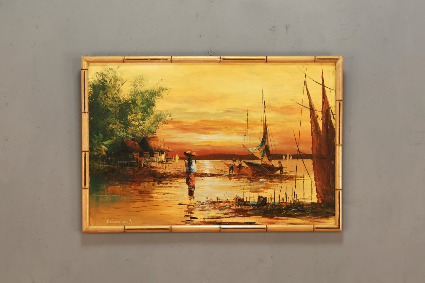 "Sunrise on the Shore" Painting