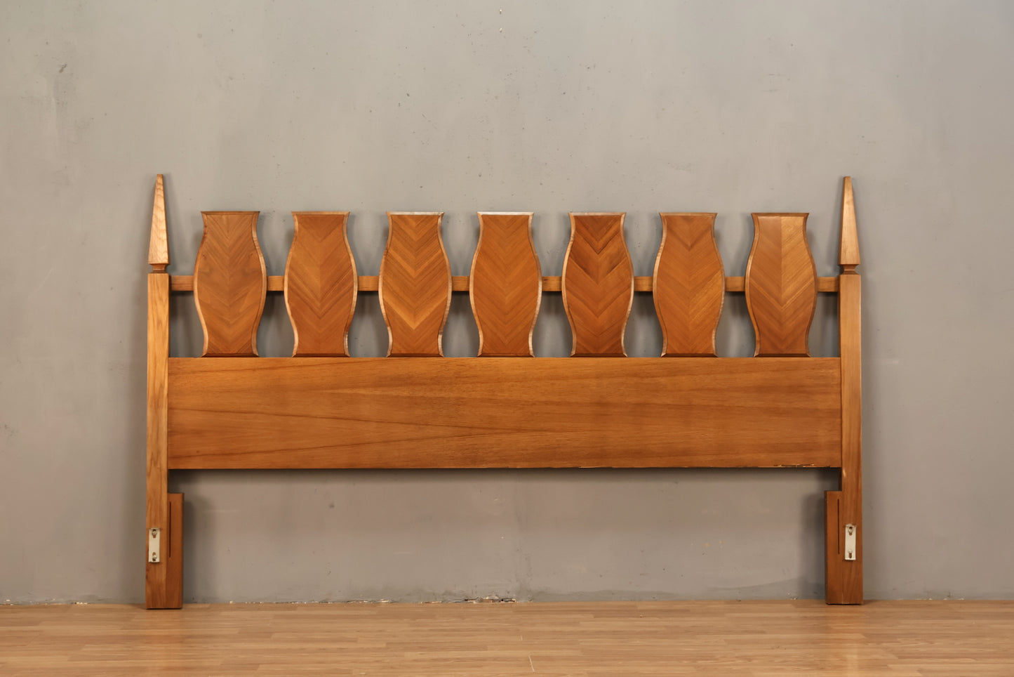 Young Regal Walnut King Headboard - ONLINE ONLY