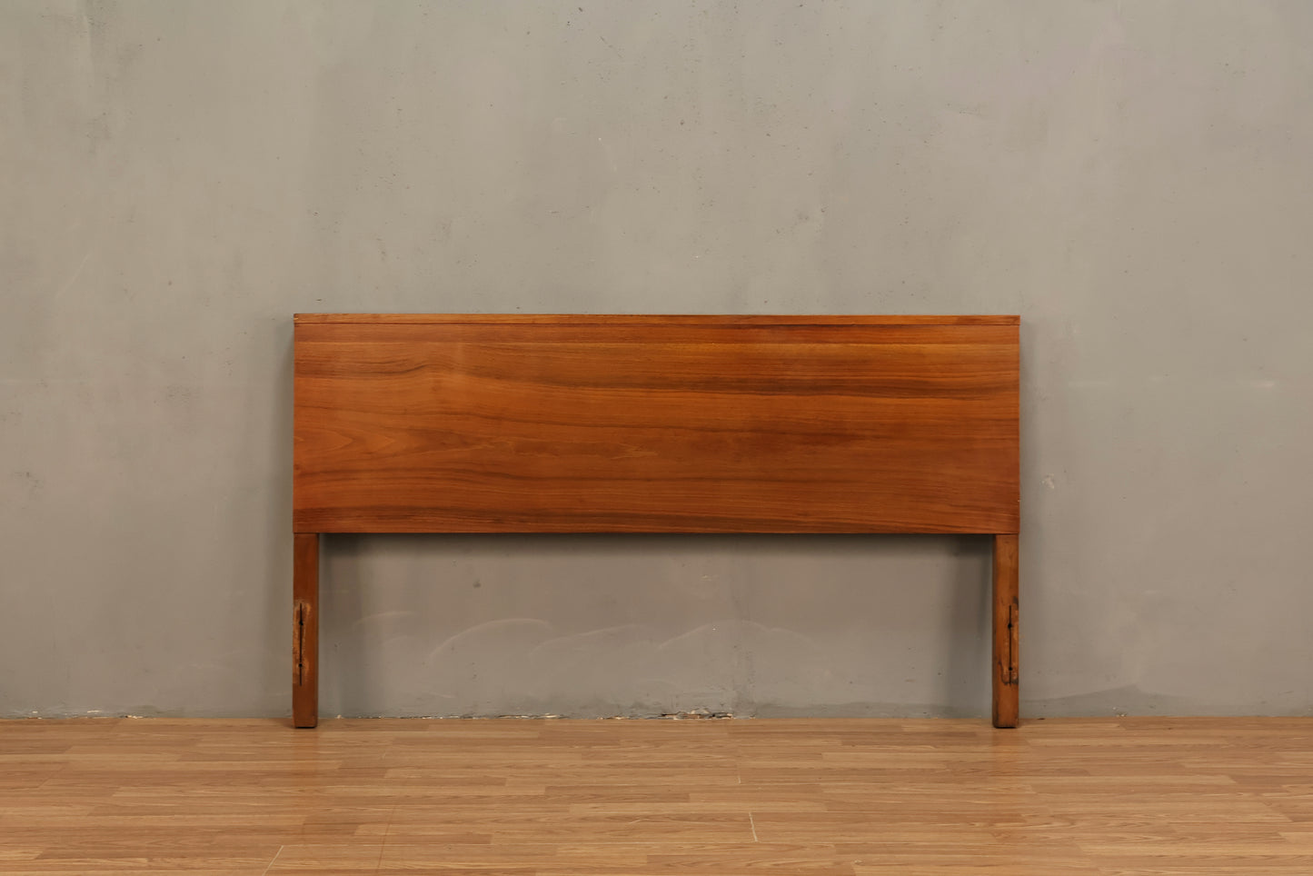Simple Mid Century Walnut Full Headboard - ONLINE ONLY